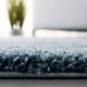 Blue Modern Shaggy Hall Mat